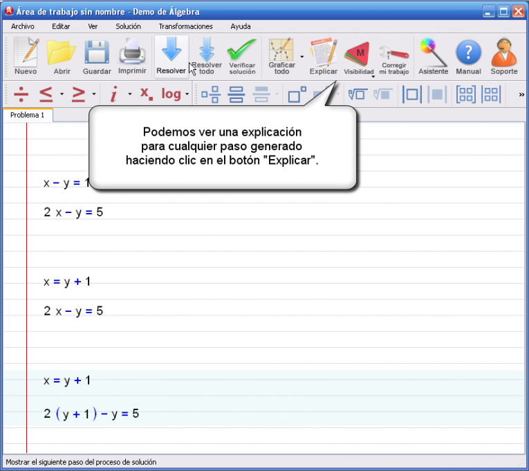 Imagen 2 para el tutorial en ResoluciÃ³n de sistemas de ecuaciones
