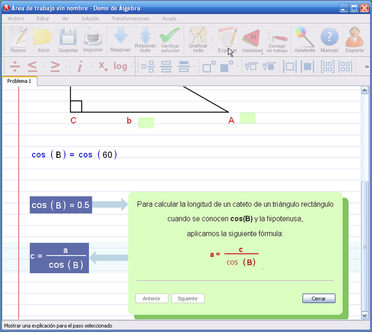 Imagen 3 para el tutorial en TrigonometrÃ­a bÃ¡sica
